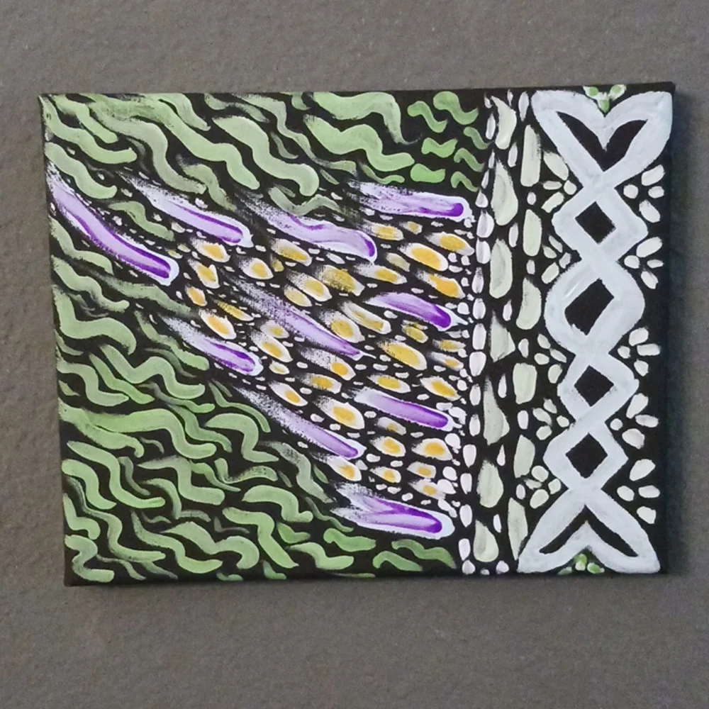 Abstract Handpainted Artwork - Picture 8 of 8